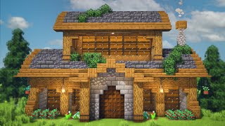 Minecraft Storage House Tutorial [upl. by Aikyt]