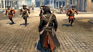 Assassins Creed Rogue  Templar Master Intense Combat amp Brutal Executions in New York [upl. by Giarc697]