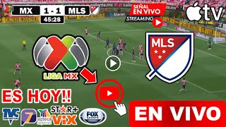 Liga MX vs MLS AllStars en vivo donde ver a que hora juega Partido AllStar Estrellas 2024 hoy [upl. by Haiel775]