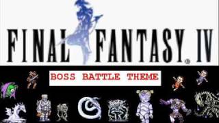 Final Fantasy 4  Boss Battle Theme [upl. by Dnartreb]