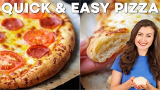 Easy Pizza Dough Tutorial From Scratch in Under 2 Hours [upl. by Lyman898]