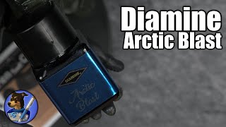 Diamine Arctic Blast  Can I Please Just Get A Blue Shimmer Ink With Great Dry Time [upl. by Hulda]