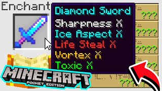 More Enchantments Mod For Minecraft Pe [upl. by Onitnelav]