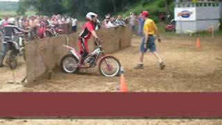 GUY RIDES TRIALS BIKE UP AND DOWN A 200FT HILLCLIMB MUST SEE [upl. by Hanleigh]