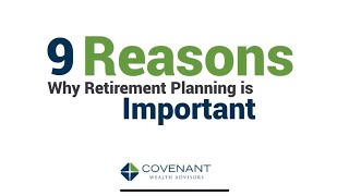 9 Reasons Why Retirement Planning is Important [upl. by Edwards]