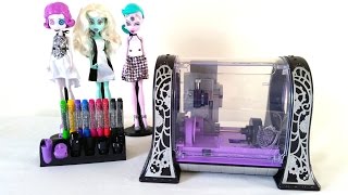 Monster Maker Printer Review Part 2  Monster High [upl. by Ahsa164]