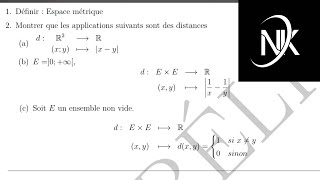 Exercice 1 de topologie [upl. by Lunn]