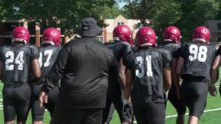 2016 LenoirRhyne Football Highlights  First Scrimmage [upl. by Anitsenre949]