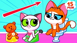 😍 Potty Training for Kids 😍 Good and Healthy Habits 😍 Funny Kids Stories 😍 PurrPurr [upl. by Narhem586]