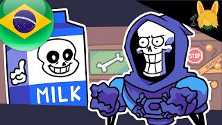 Papyrus é intolerante à Lactose Dublado PTBR  Undertale Animation [upl. by Anidualc]