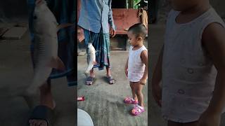 Toi toi toi amar moyna pakhi koi ❤️🥰 viralshorts shorts cutebaby funny fishing trending [upl. by Anielram]