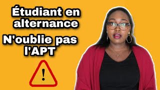 Franceétudiant en alternance noublie pas lautorisation de travail  APT [upl. by Harbard]