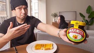 Trying MARMITE for the first time [upl. by Enyrehtac375]