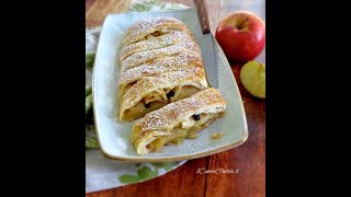 Strudel di mele con Pasta Sfoglia Facile e Velocissimo [upl. by Keraj556]