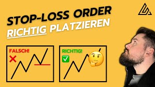 StopLoss RICHTIG platzieren Stop Loss Order in 5 Minuten erklärt [upl. by Ahsayn]