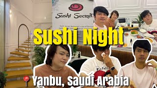 Sushi Night  May Naiyak  Forda Content 📍YANBU  OFW DAYOFF [upl. by Esinrahc998]