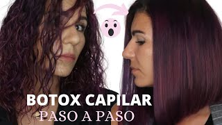 BOTOX Capilar  Paso a paso ¿Alisante Demostración y resultados AD [upl. by Celio750]