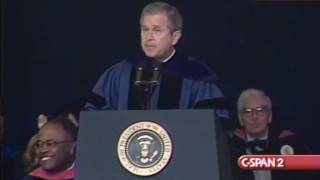 George W Bush Delivers Yale Commencement Speech 2001 [upl. by Eirual]