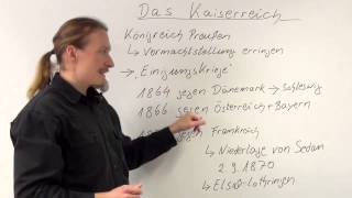 Kaiserreich  Die Gründung des Deutschen Kaiserreichs  Abitur Geschichte [upl. by Enitsrik]