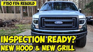 13 F150 FX4 Hood and Gril lnstall  Ep 12 [upl. by Asiat]