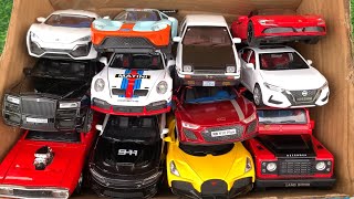 Box Full of Model Cars Toyota AE86 Audi R8 Porsche 911 GT3 Lykan Hypersport Ferrari Sf90 [upl. by Aned835]