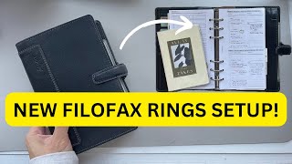 NEW Filofax Rings Setup My FAVOURITE personal rings cover [upl. by Merridie]