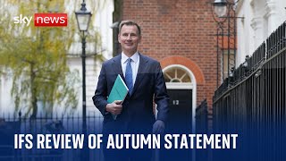 Institute for Fiscal Studies news conference on chancellors autumn statement [upl. by Prinz]