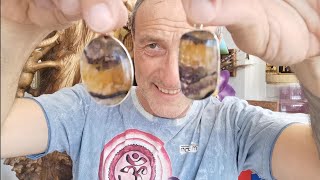 Crystal Talks by Mark Bajerski  The MySpace amp Healing Properties Of Blue John [upl. by Arraeit]