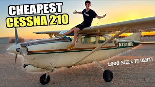 Buying The Cheapest Cessna 210 In The World amp Flying It 1000 Miles Home [upl. by Dyanne968]