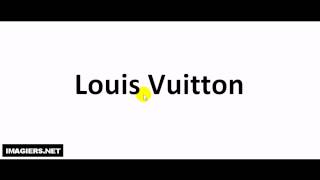 Como pronunciar Louis Vuitton [upl. by Ennasor]