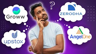 Which Broker is Best  कौन सा Broker सही हैं  Zerodha Vs Groww Vs Upstox [upl. by Lira]