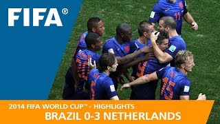 Brazil v Netherlands  2014 FIFA World Cup  Match Highlights [upl. by Ned]