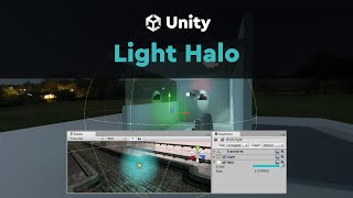 How to create Light Halo in Unity  Lighting Basics [upl. by Onaled]