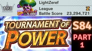 Dragon Ball Legends TOP SEASON 84 QUICK GUIDE PART 1 [upl. by Stets]