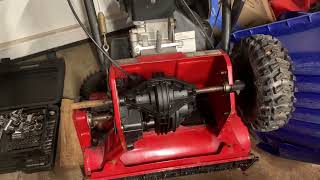 Replacing Drive Belt on Toro Snowmaster 724 824 QXE [upl. by Pazia]