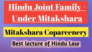 Rights of Coparceners  Family Law [upl. by Jochebed]