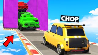 GTA 5 FACE TO FACE WITH MR BEAN CAR AND TROLLING CHOP AND FROSTY [upl. by Namyac]