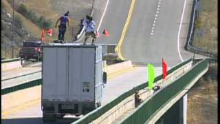 Base Jump off Moving Semi Truck  Troy Hartman [upl. by Darda108]