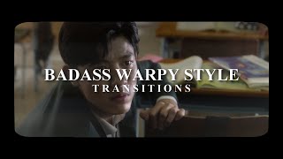 badass warpy style transitions tutorial  part 1 after effects tutorial [upl. by Finbur]