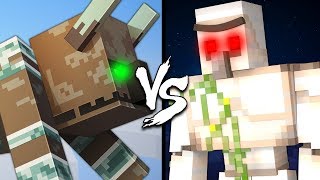 Ravager vs Iron Golem  Minecraft [upl. by Merrell]