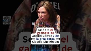 El gabinete de Xóchitl Gálvez supera al de la Presidenta Claudia Sheinbaum 😱🤣 [upl. by Annadiana]