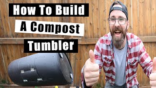 DIY Compost Tumbler Bin  Reliable amp Cheap [upl. by Rena84]