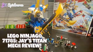 Brandneu und richtig cool der LEGO NINJAGO 71785 Jays Titan Mech [upl. by Ainavi138]