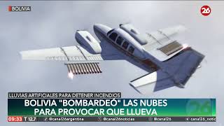 Bolivia “bombardeó” las nubes para que llueva  26Planeta [upl. by Bard]