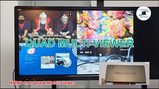 Test Video  HDMI 4x1 Quad MultiViewer [upl. by Roger803]