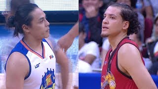 Things got a little testy between Terrence Romeo and Marcio Lassiter  PBA Commissioner’s Cup 2018 [upl. by Airretnahs]