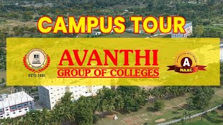 AVANTHI GROUP OF COLLEGES CAMPUS TOUR [upl. by Sherurd]