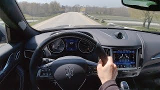 2019 Maserati Levante Trofeo 590 HP  POV Driving Impressions [upl. by Ocin]