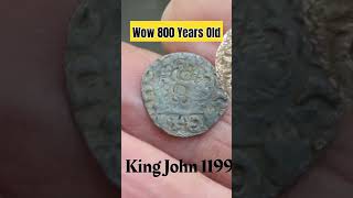 800 Year Old Hammered Coin metaldetecting subscribe youtubeshorts short shorts [upl. by Pollard392]