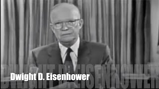 【What They Told】028 Eisenhowers Address WARNING on Military Industrial Complex January 1961 [upl. by Hawkie46]